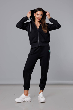 Sportowy komplet damski w kolorze czarnym