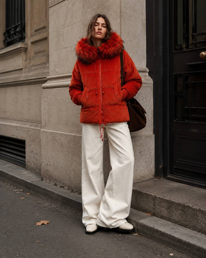 STRIPED JACKET WITH BRICK (7696)