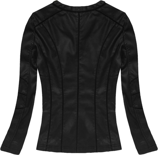 ECO LEATHER BIKER JACKET BLACK (5269BIG)