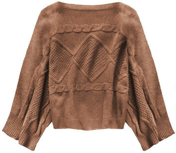 A'LA WOOL JUMPER+SKIRT CARAMEL (161ART)