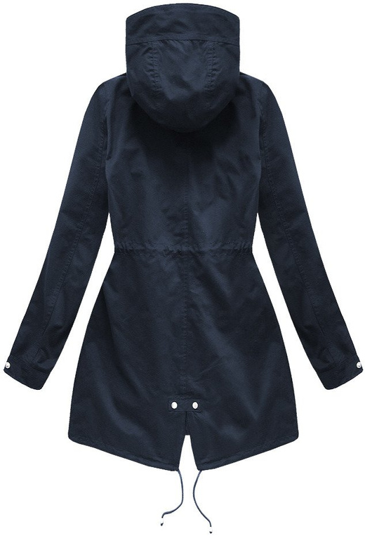 HOODED PARKA NAVY BLUE (X1802AX)