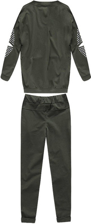 TRACKSUIT WITH RIVETS KHAKI (76ART)
