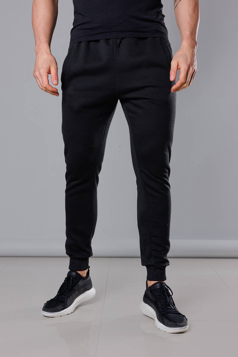 Męskie spodnie dresowe w kolorze czarnym