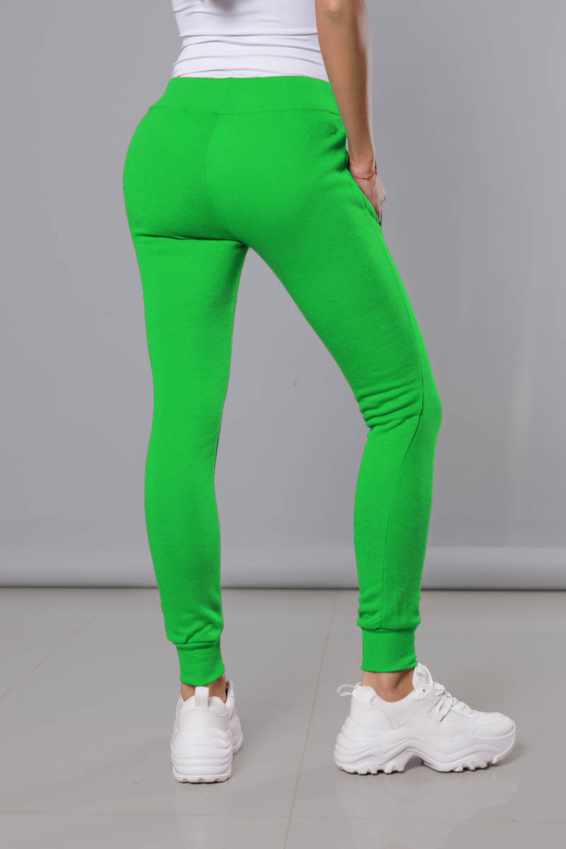 Spodnie dresowe zielone -27